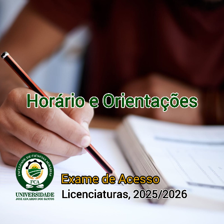 Orientações - exame de acesso 2025/26