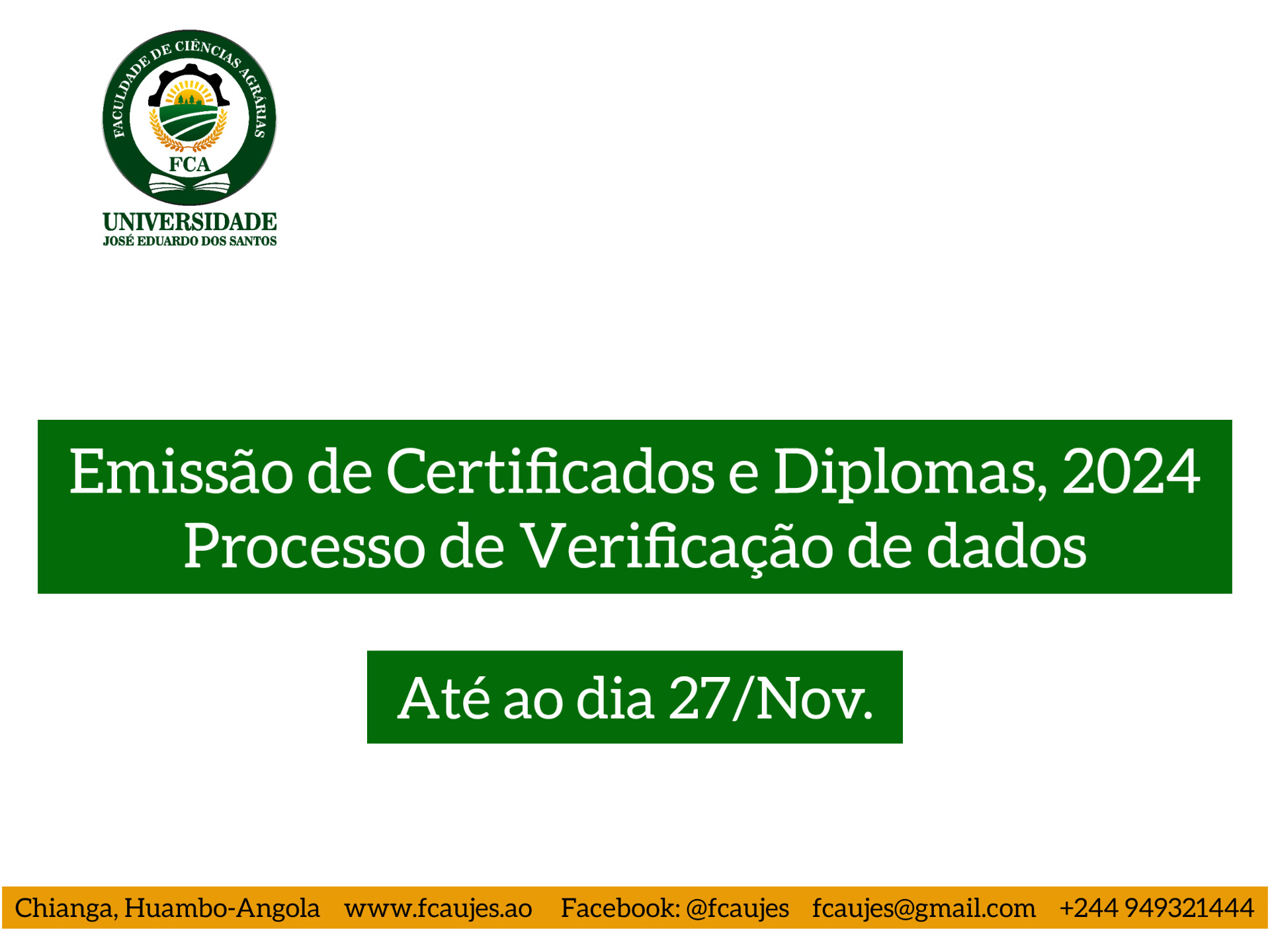 Processo de verificação de dados (Cert e Dipl. 24)